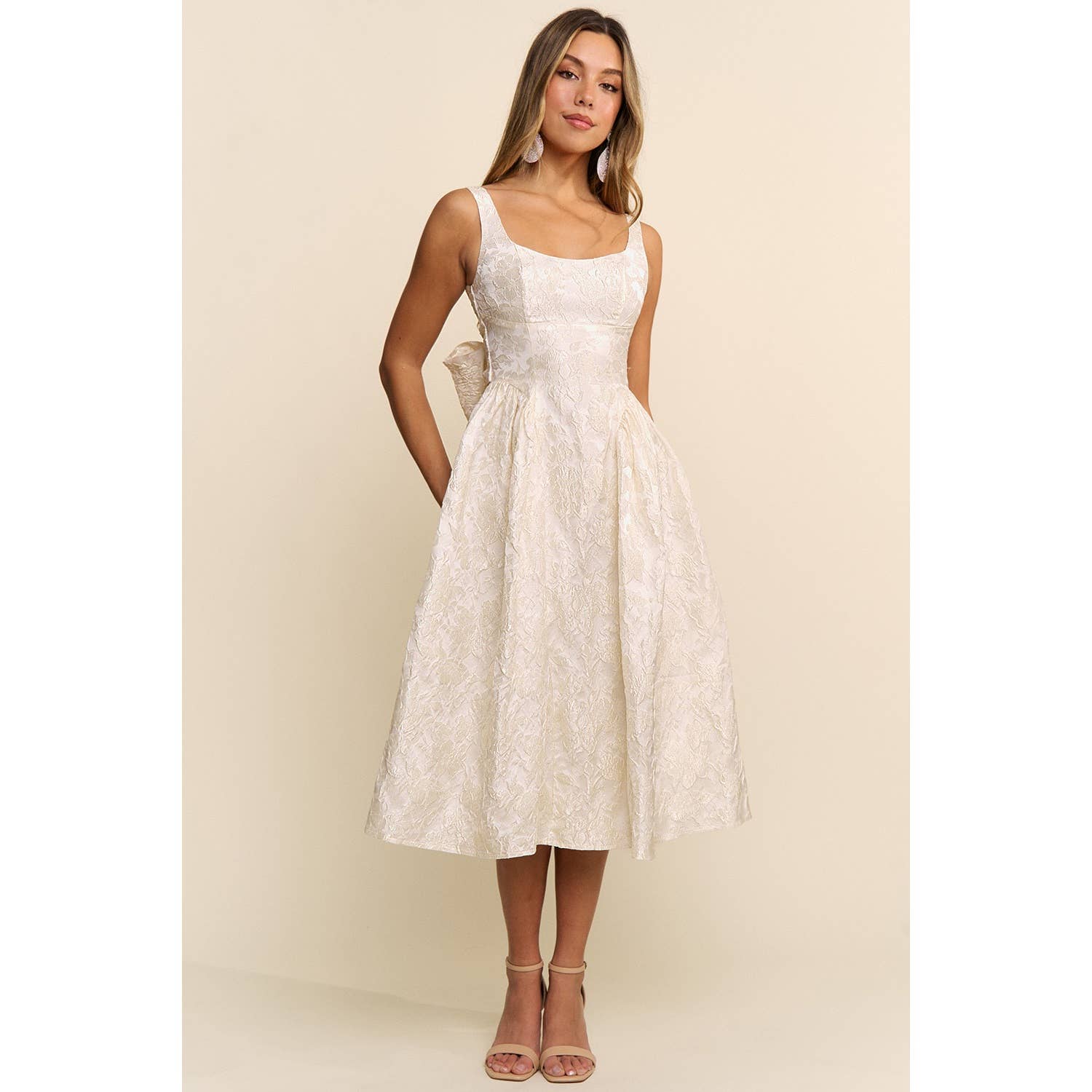 Jackie Jacquard Midi
