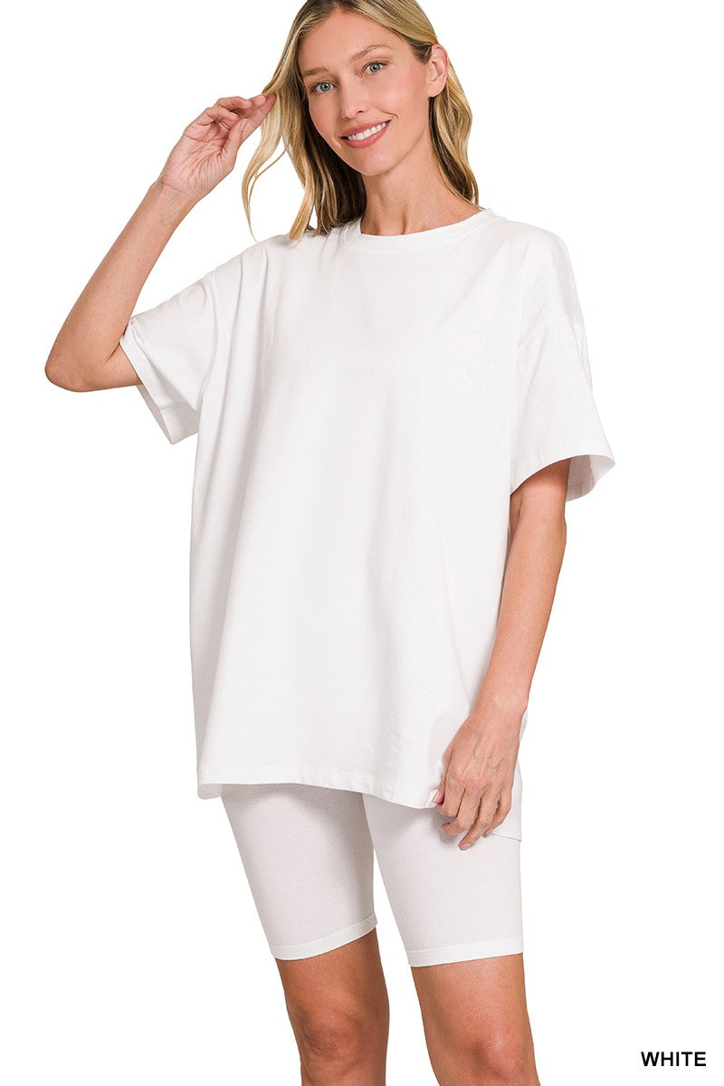 Bridal Biker Short + Tee Set