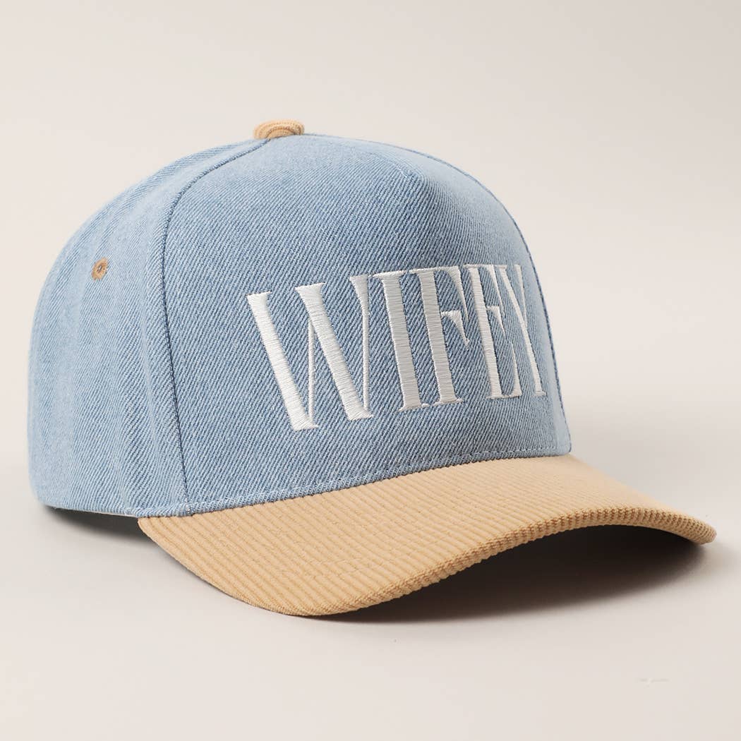 WIFEY Denim Trucker Hat