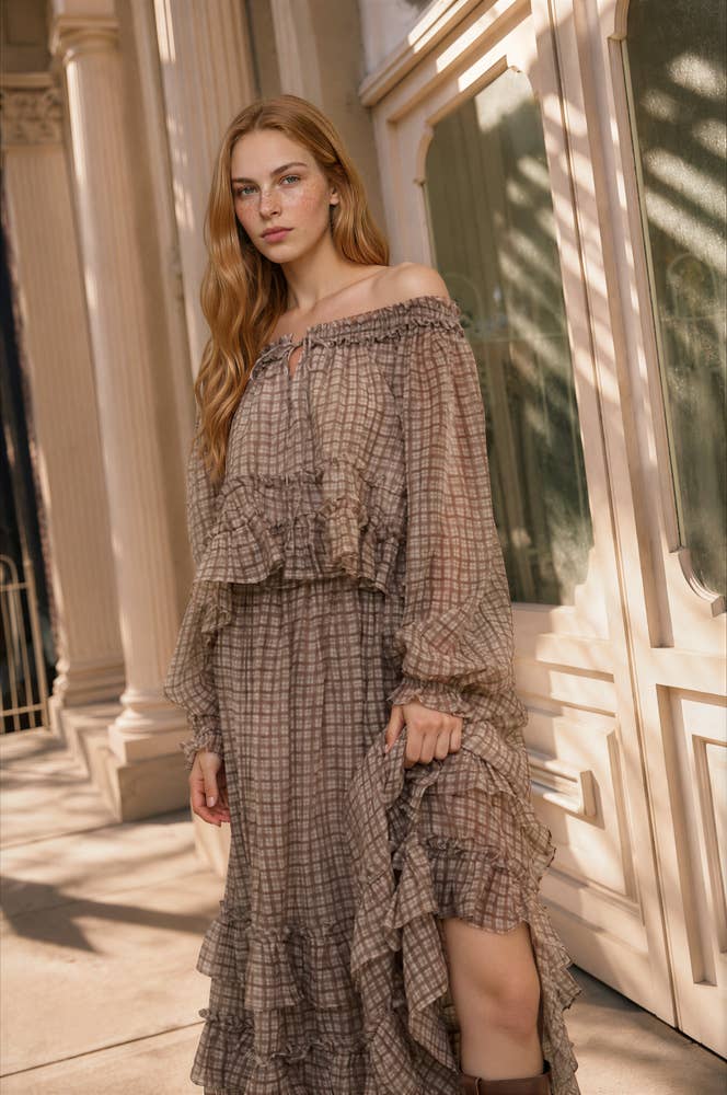 PENNY PLAID TOP