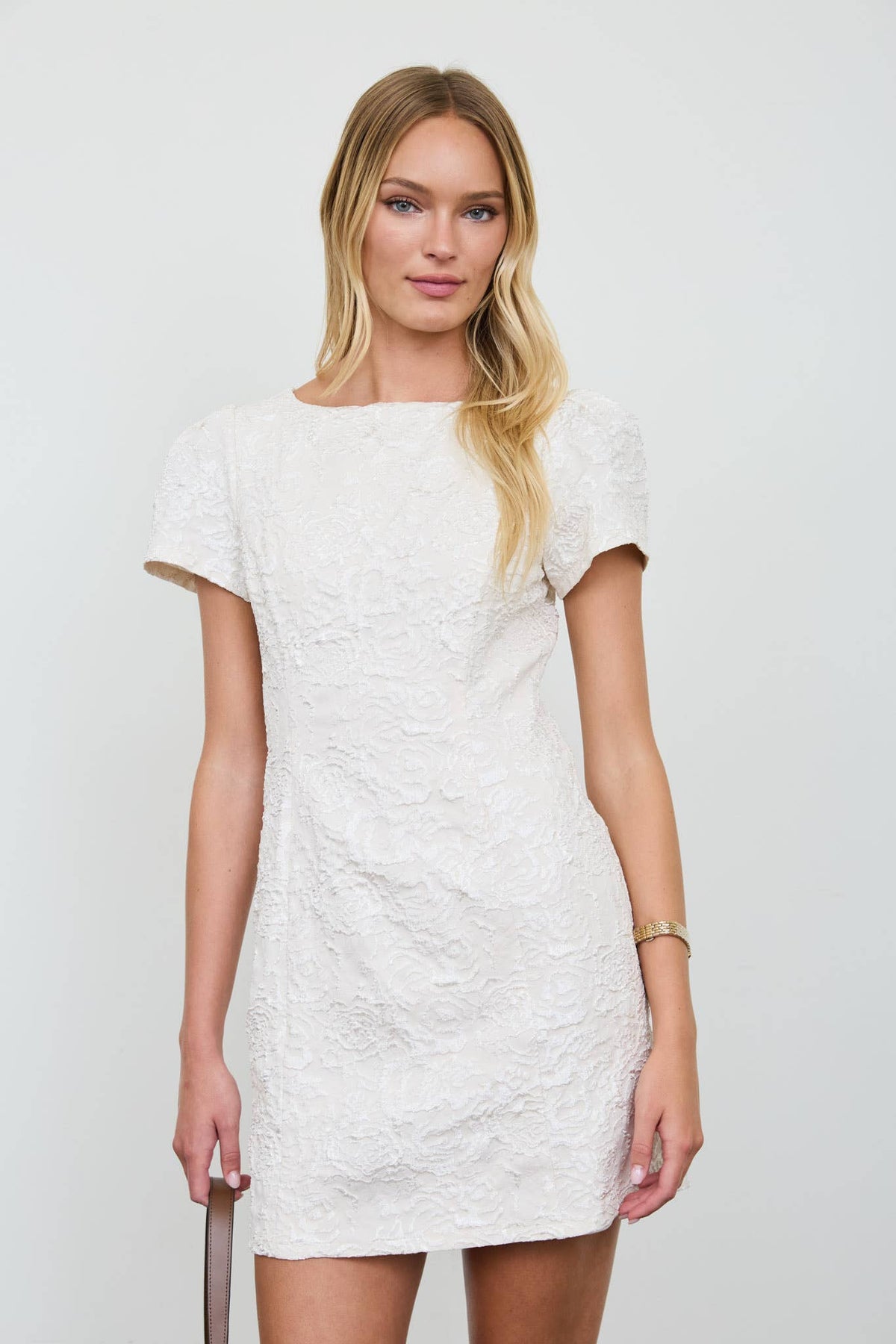 ROSE JAQUARD DRESS