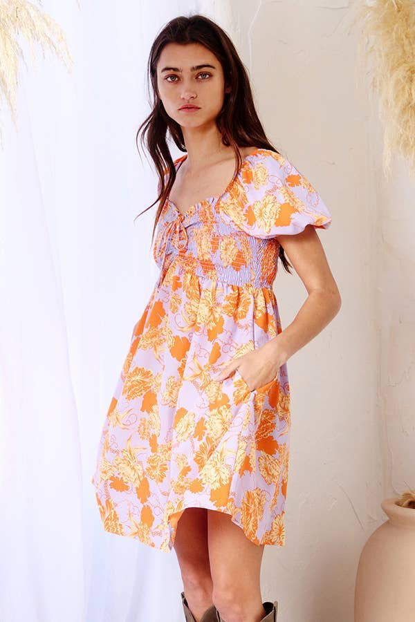 FLORIDA FLORAL DRESS