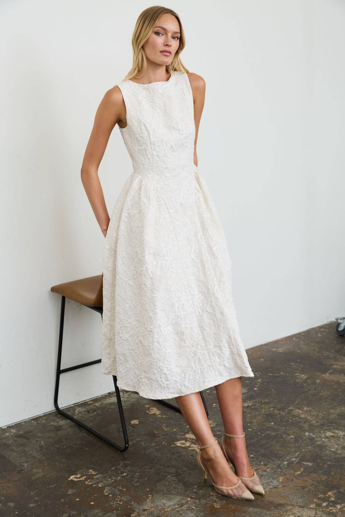 RAINA JAQUARD MIDI