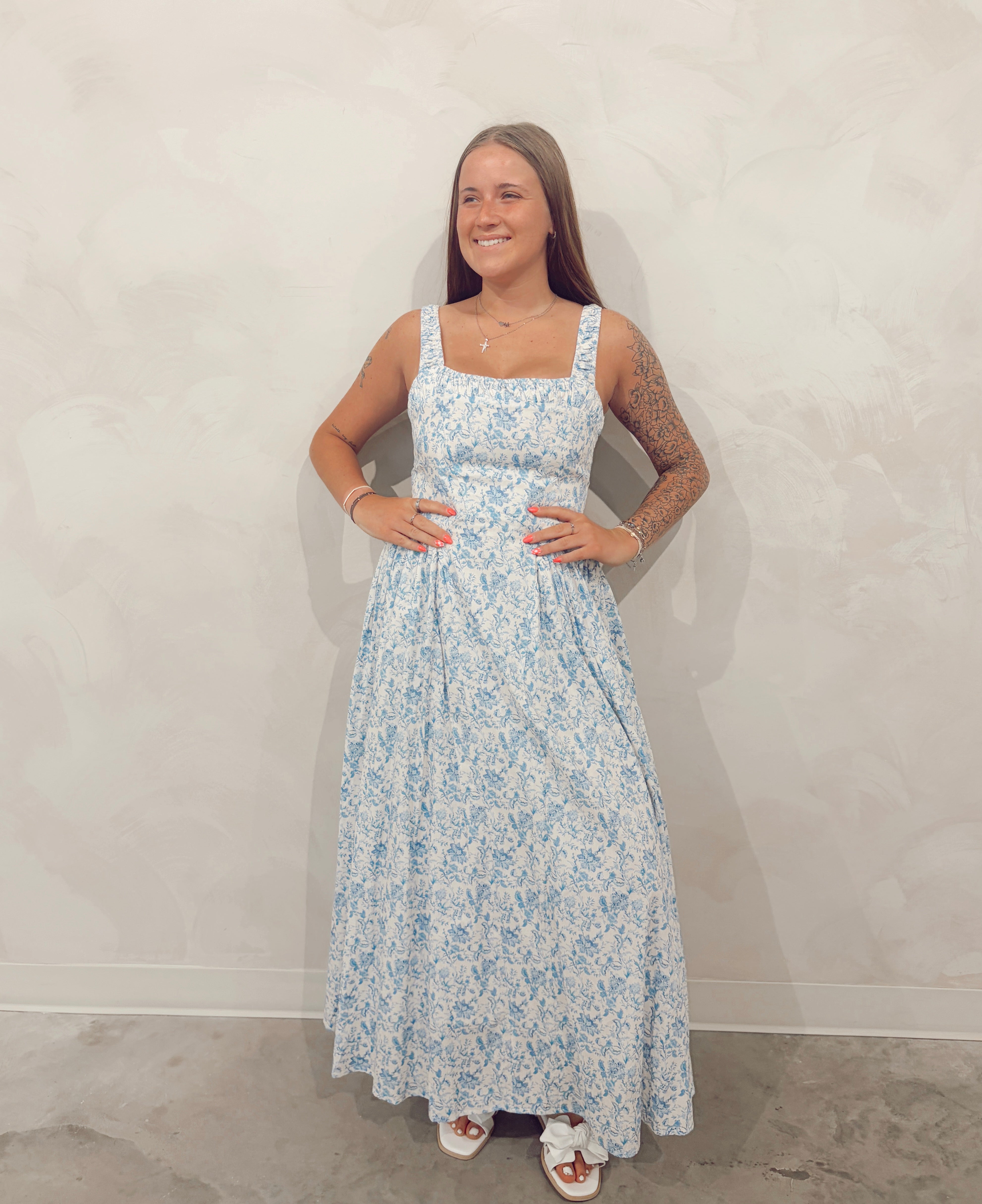 Flora Empire Waist Dress