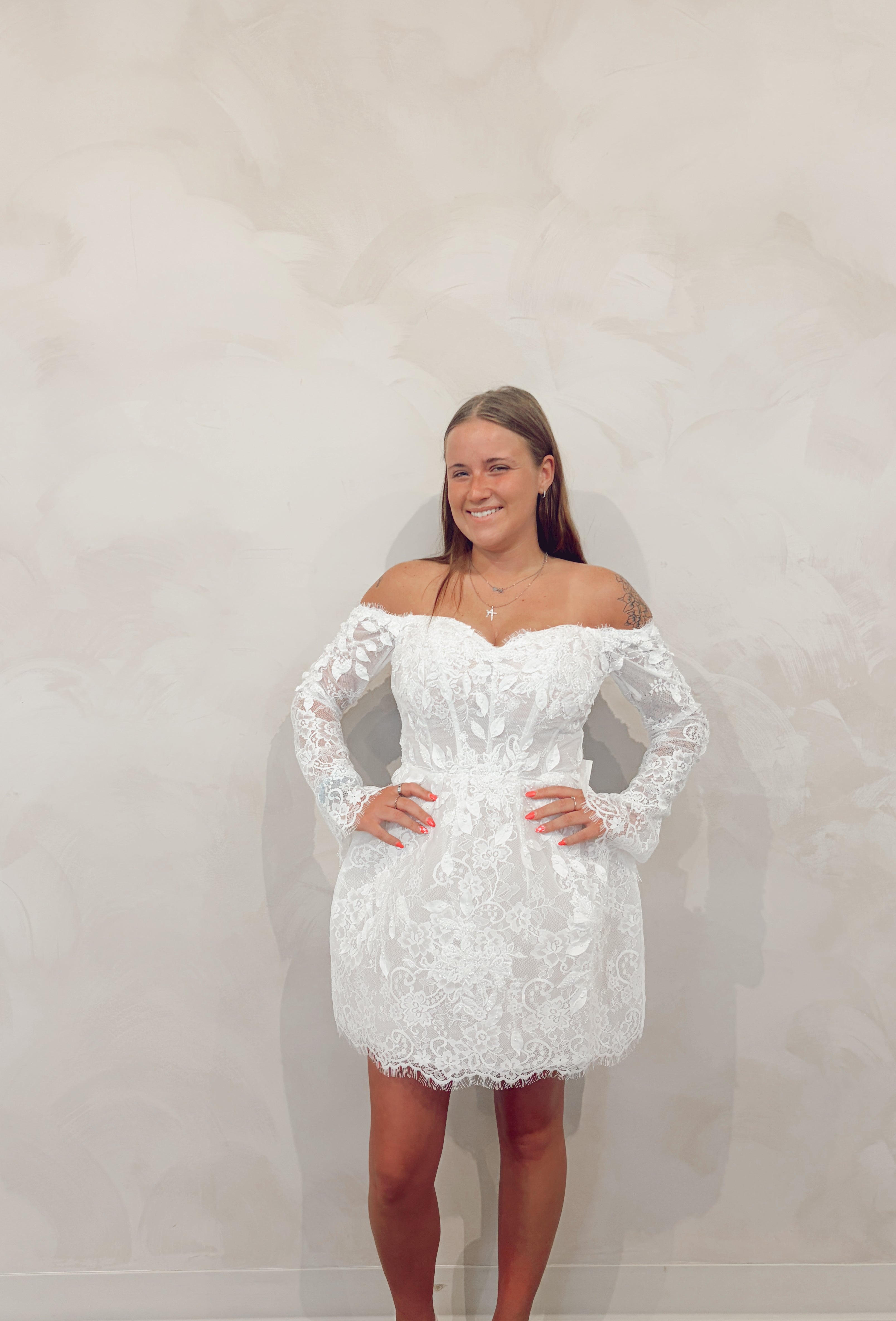 Hailey | Mini Wedding Dress