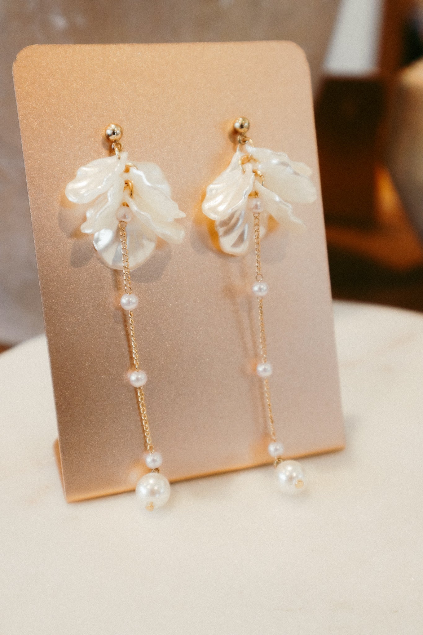 Wisteria Bloom Bridal Earrings