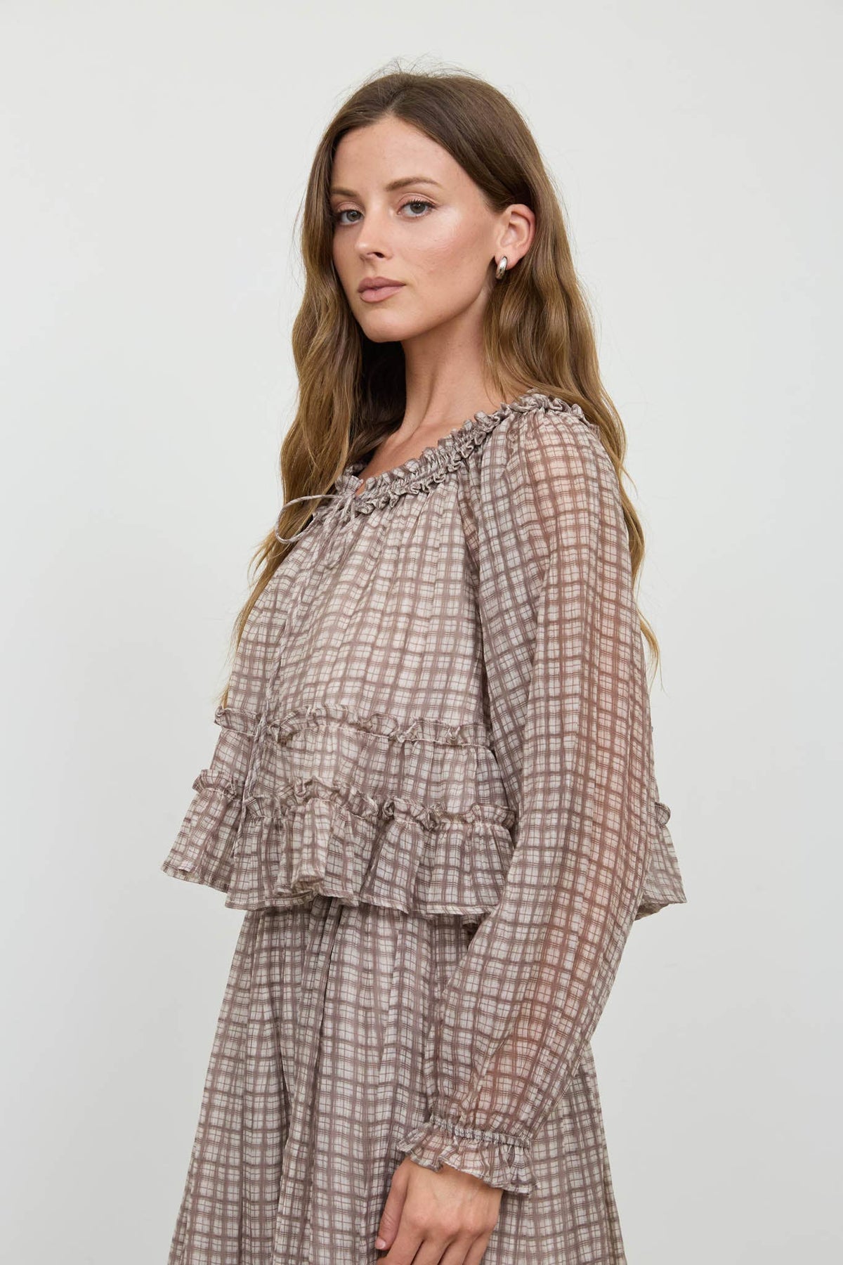 PENNY PLAID TOP