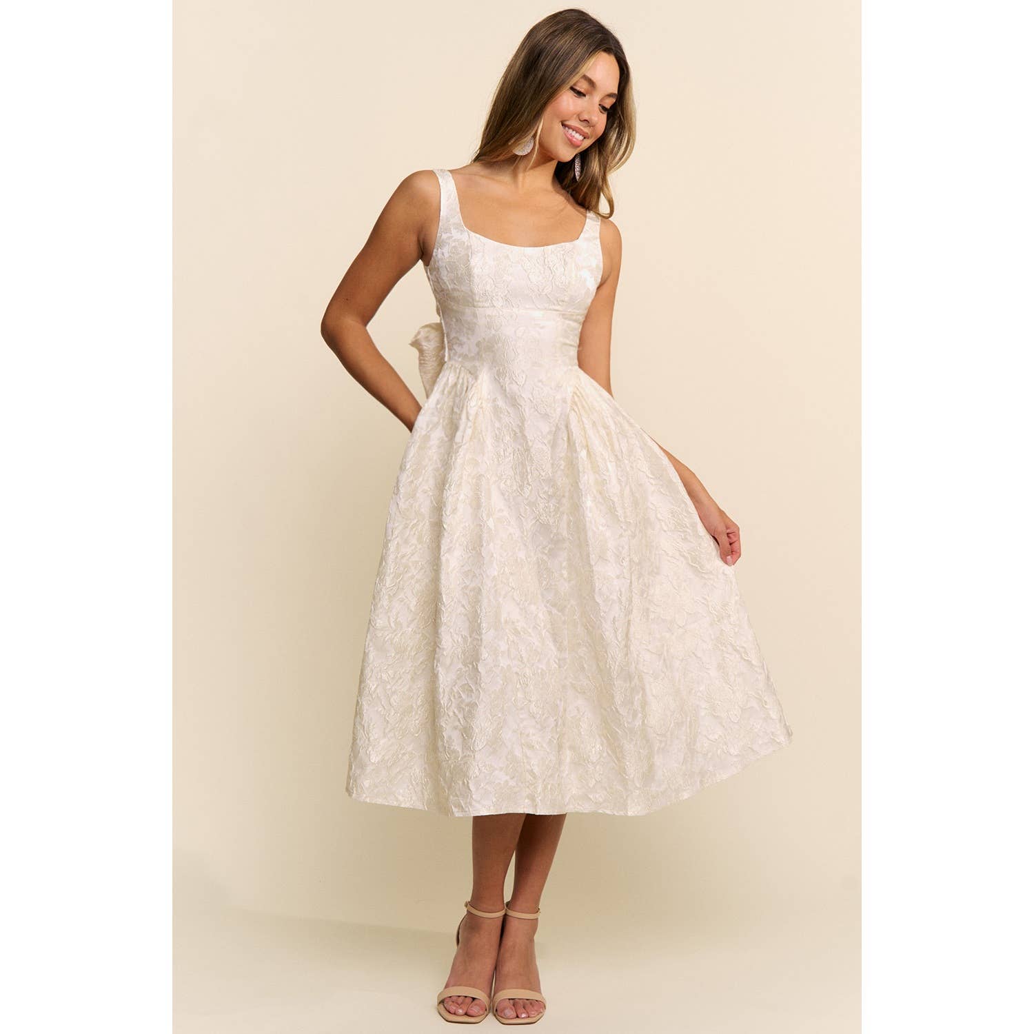 Jackie Jacquard Midi