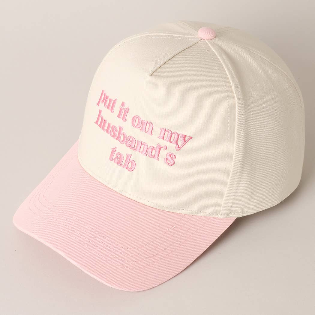 Put It On My Husband’s Tab Trucker Hat