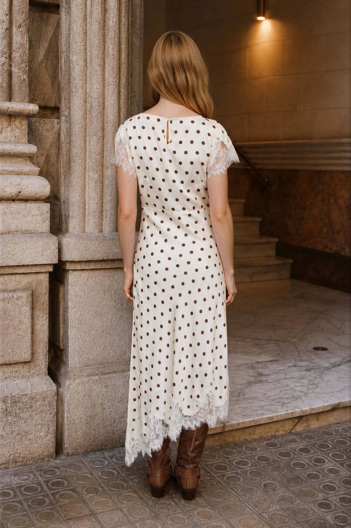 SANDRA SATIN POLKA DOT