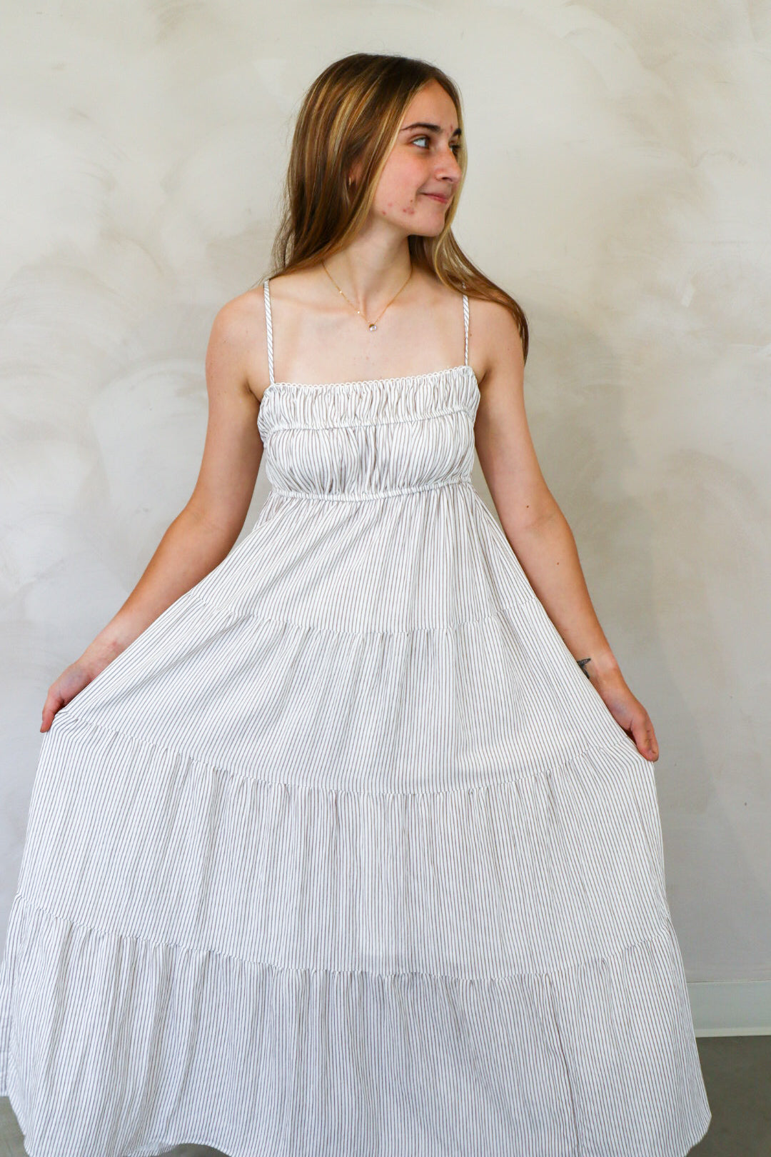 Payton Pinstripe Dress