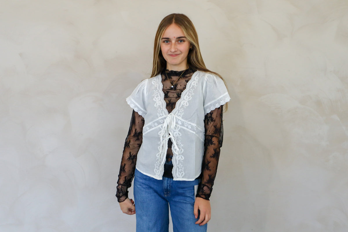 Lala Lace Top