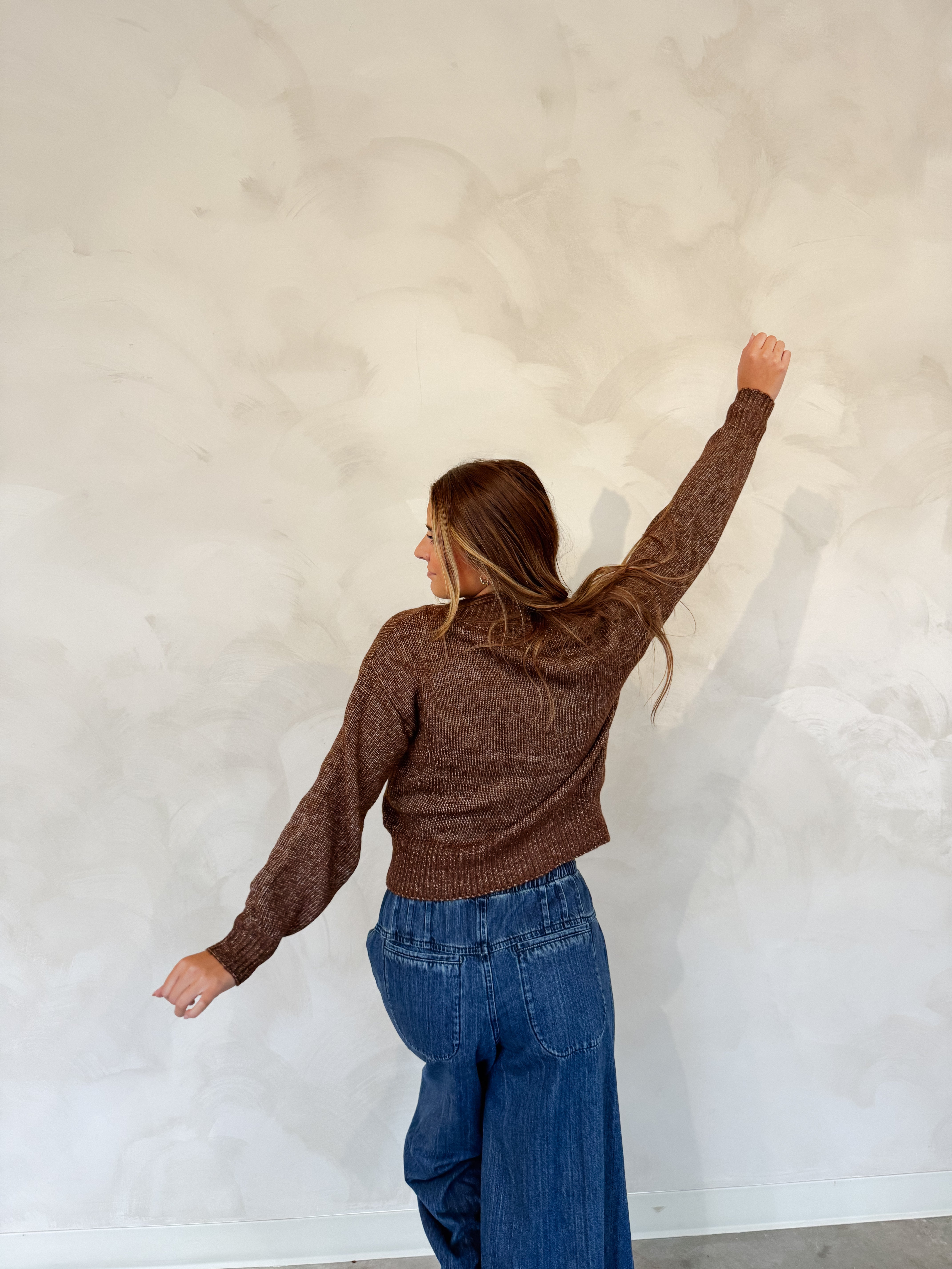 WIDE LEG TIE JEANS