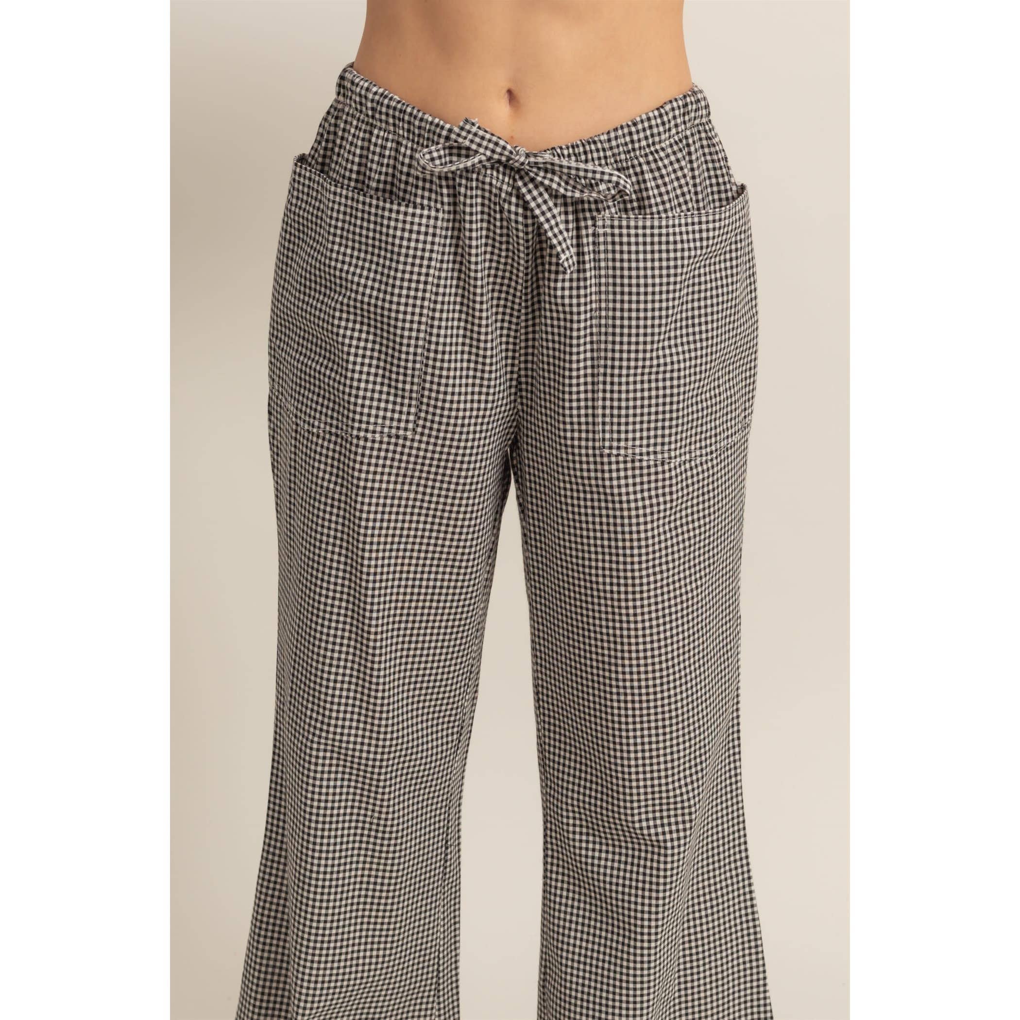 Gingham Pants