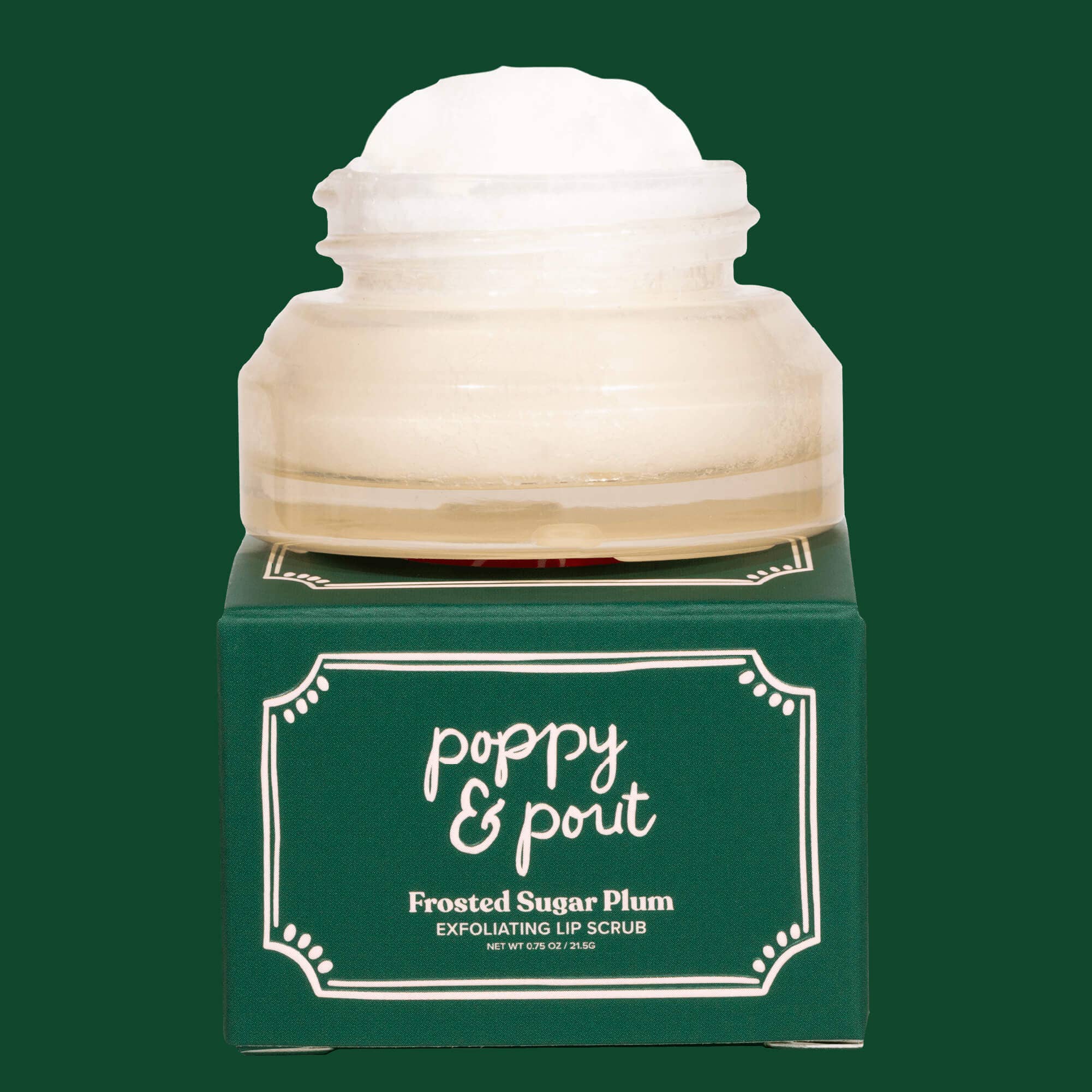 Poppy & Pout Lip Scrub Frosted Sugar Plum