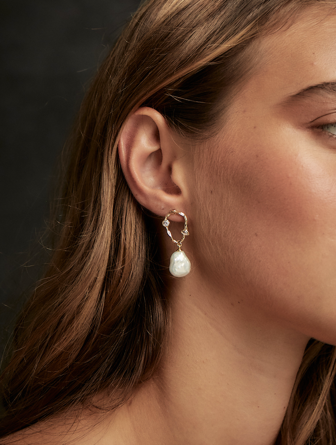 Hannah Pearl Drop Earrings