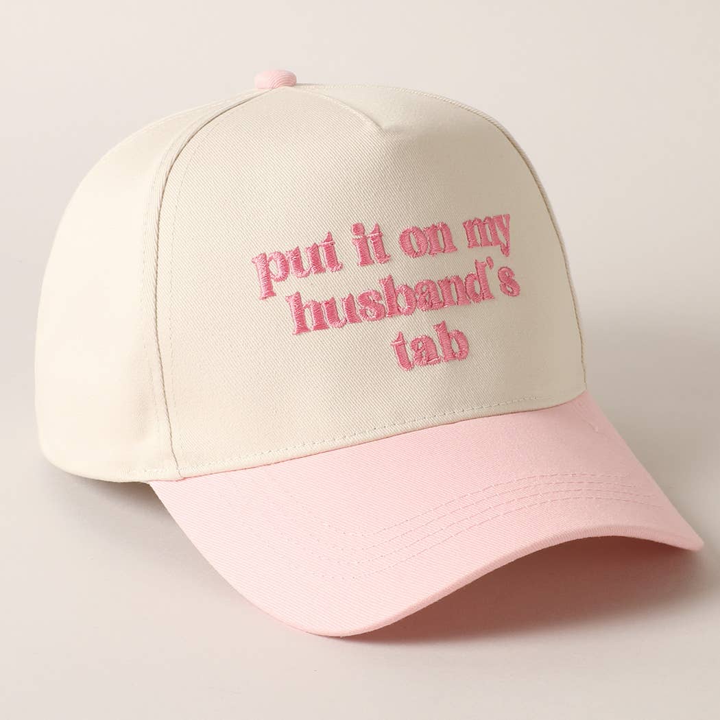 Put It On My Husband’s Tab Trucker Hat