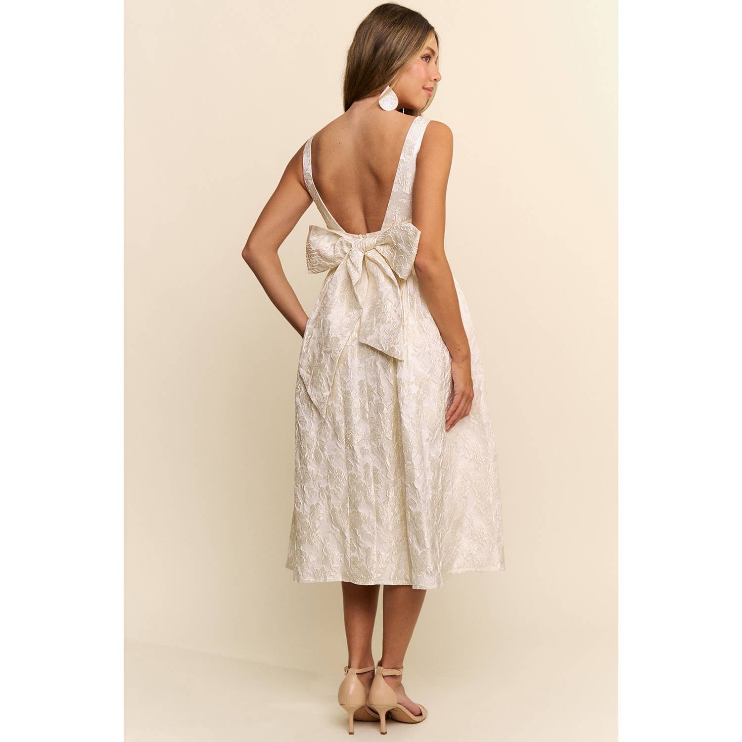 Jackie Jacquard Midi