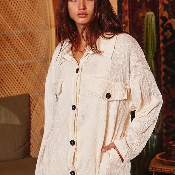 Cala Cream Shacket