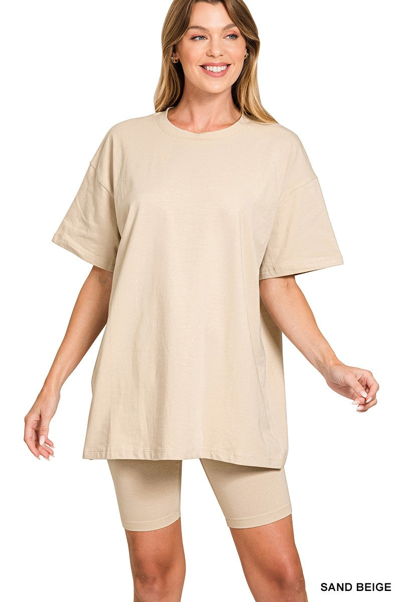 Bridal Biker Short + Tee Set