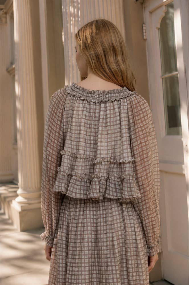 PENNY PLAID TOP