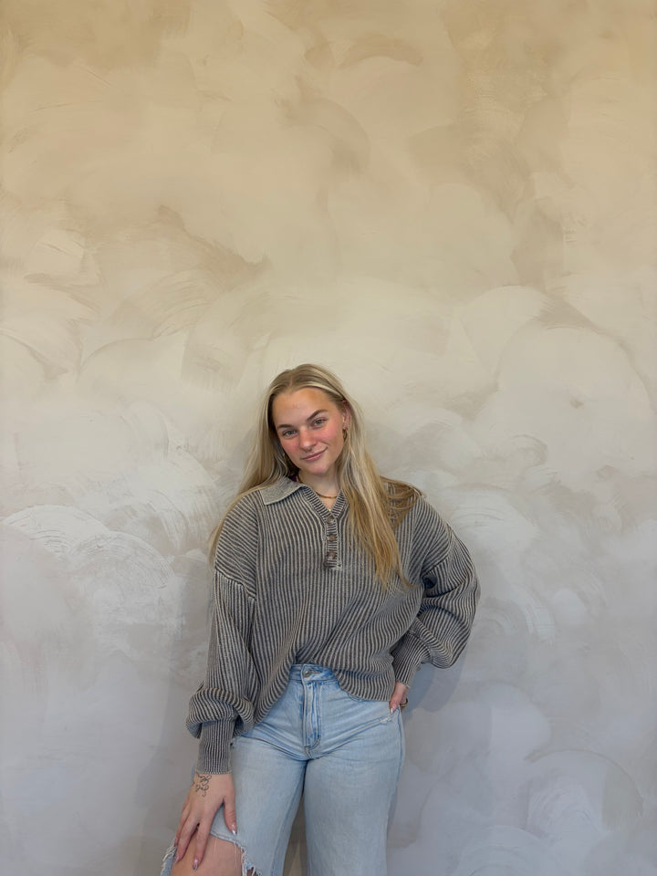 Kimmy Collared Henley