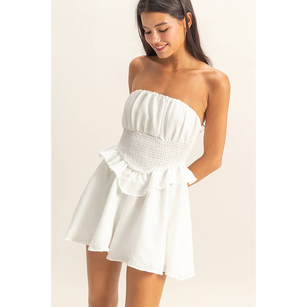 Andi Ruffled Romper