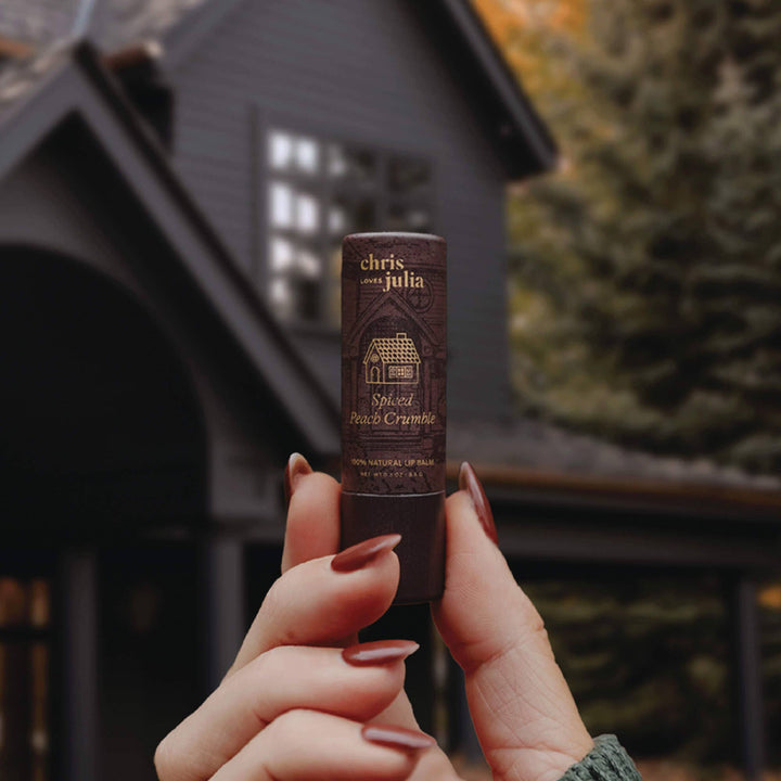 Poppy & Pout Lip Balm Spiced Peach Crumble