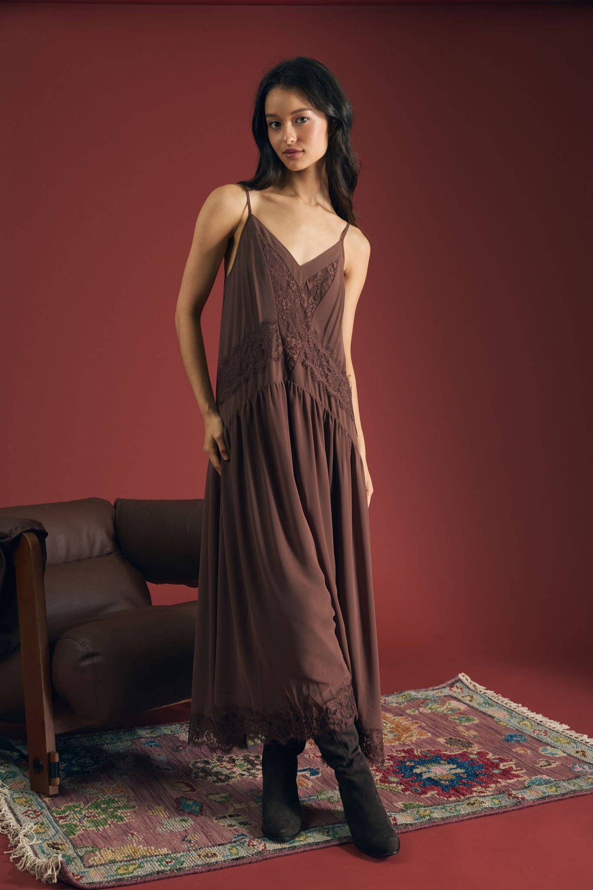 LULU LACE MIDI
