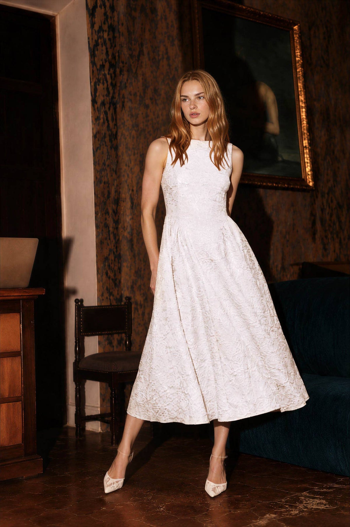 RAINA JAQUARD MIDI