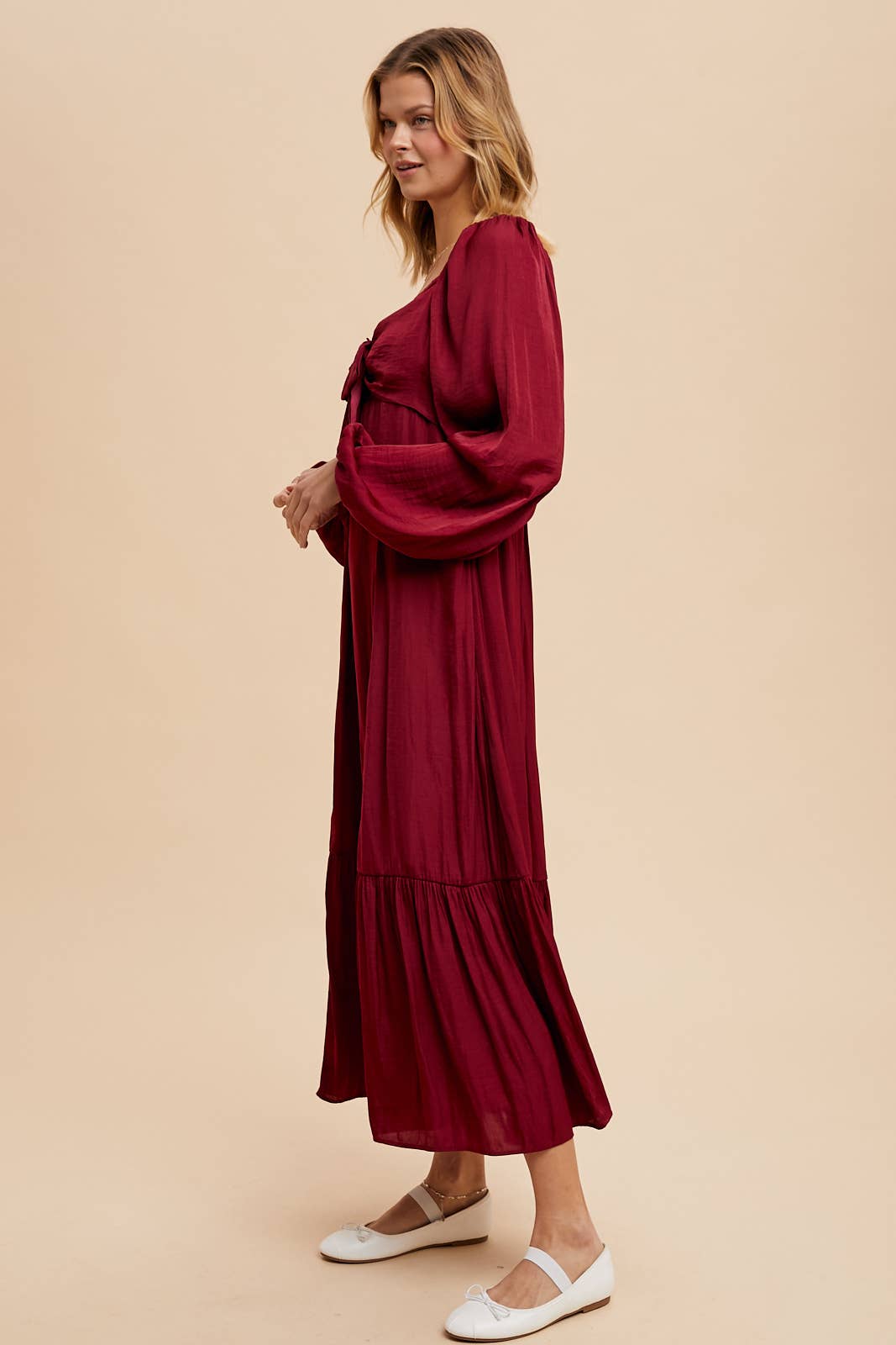 Bowie Satin Maxi