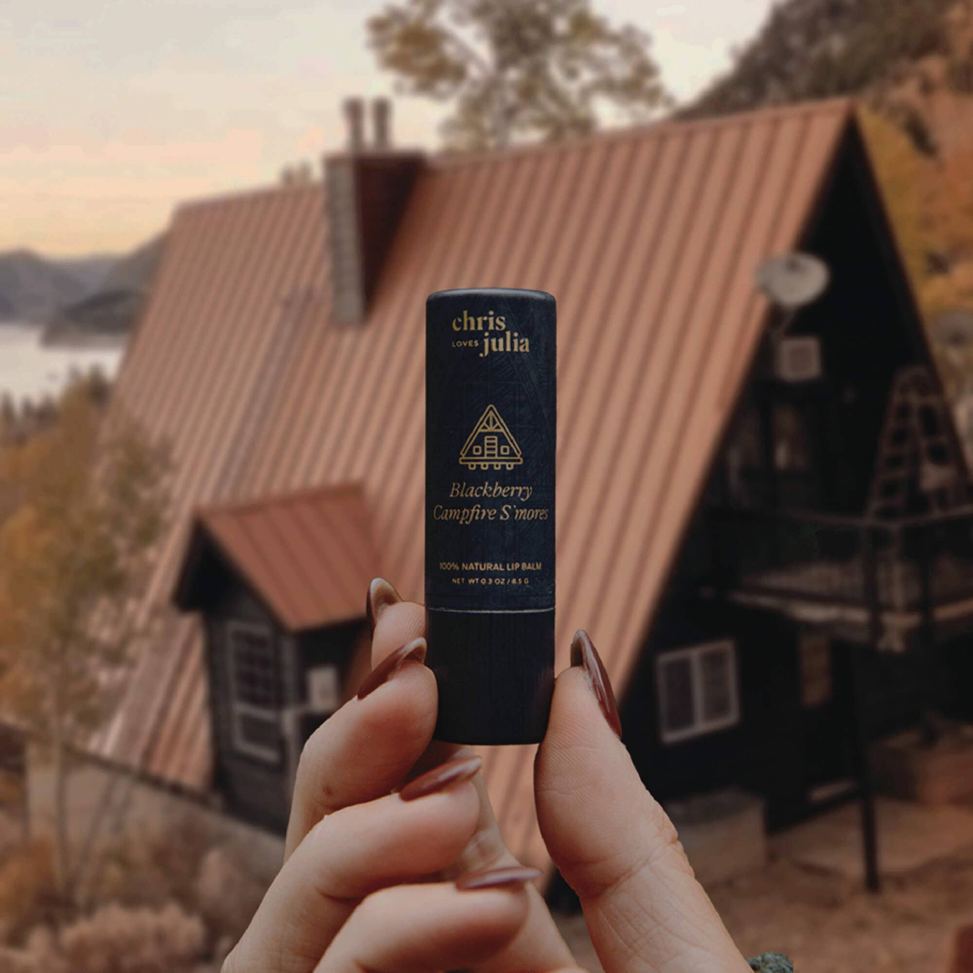 Poppy & Pout Lip Balm Blackberry Campfire