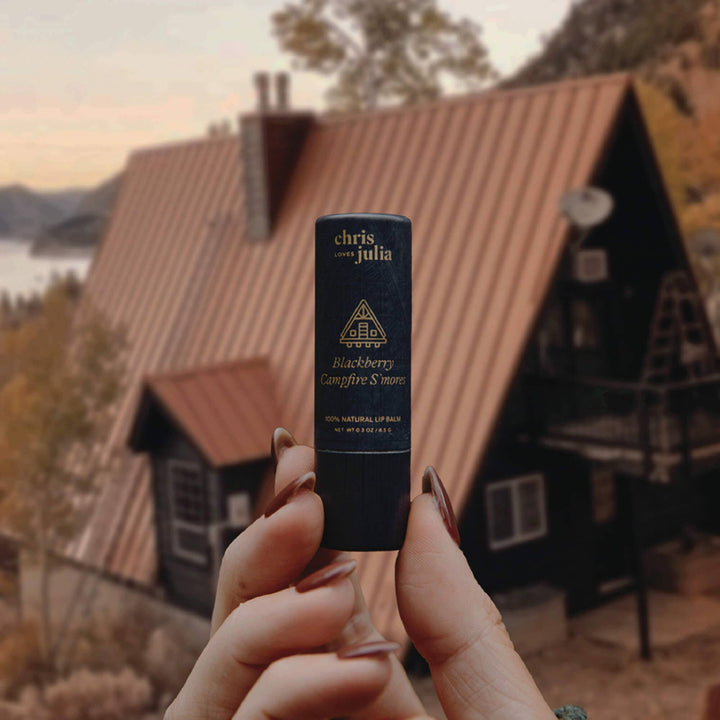 Poppy & Pout Lip Balm Blackberry Campfire