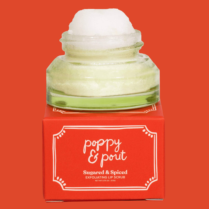 Poppy & Pout Lip Scrub Sugared & Spiced