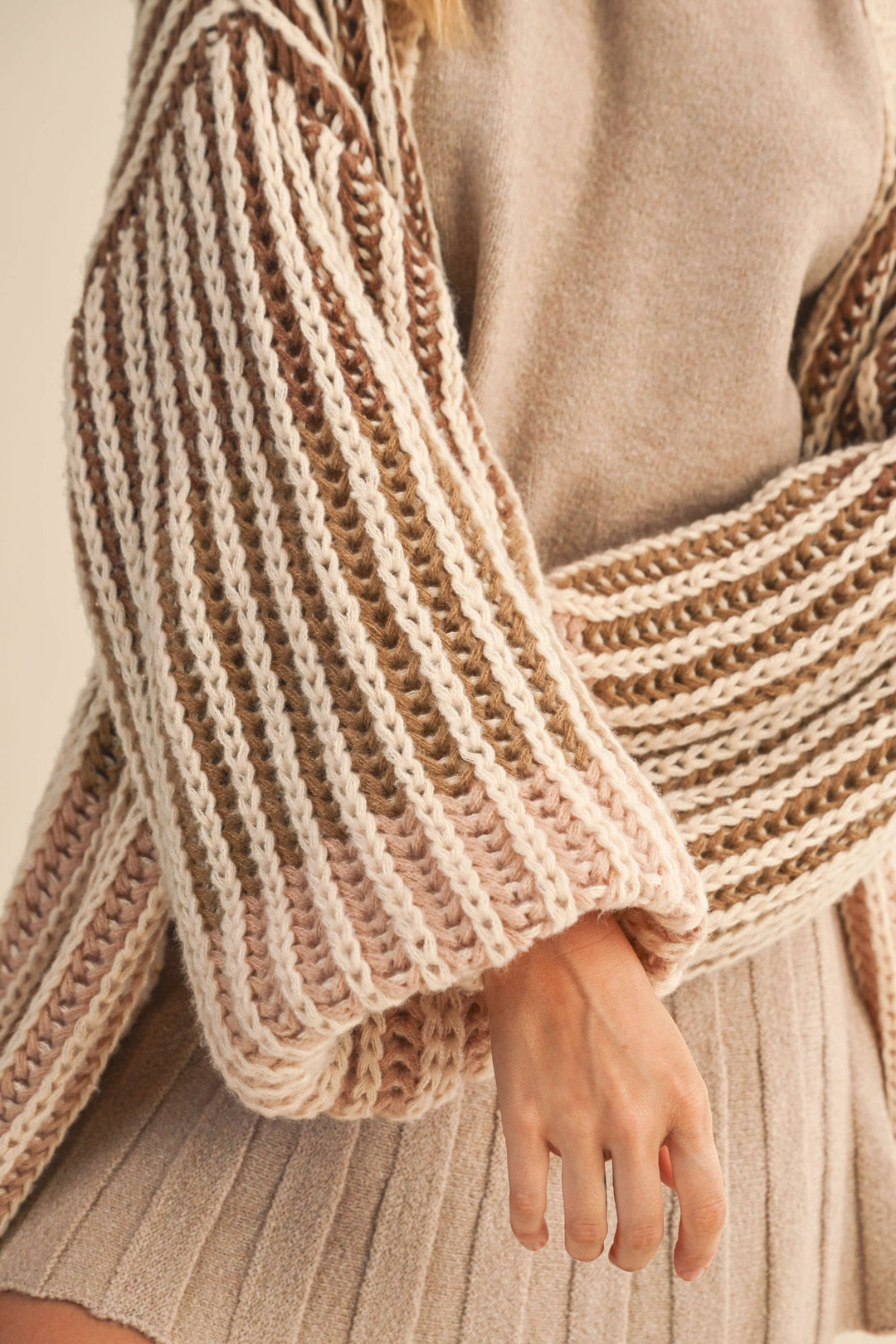 OMBRE CHUNKY CARDIGAN