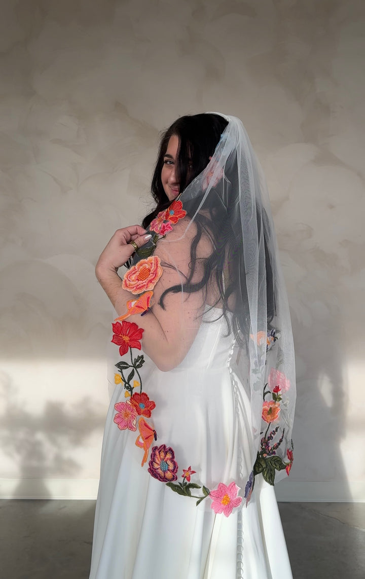 SPRING- Floral Veil