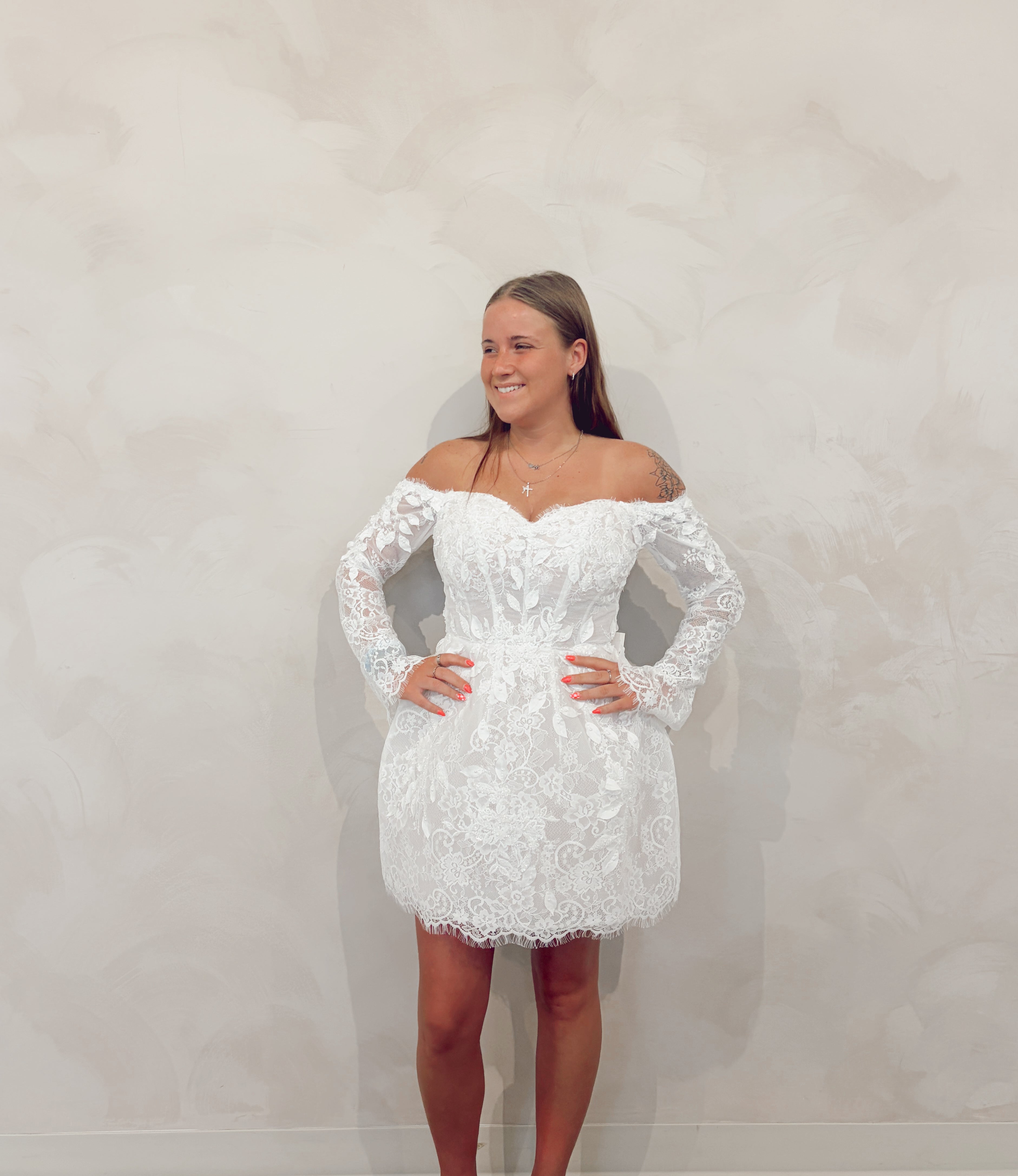 Hailey | Mini Wedding Dress