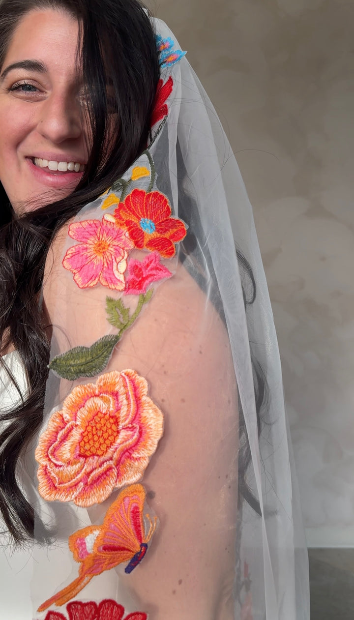 SPRING- Floral Veil