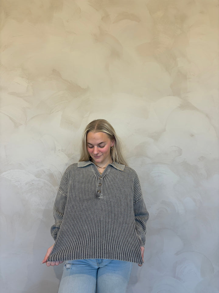 Kimmy Collared Henley