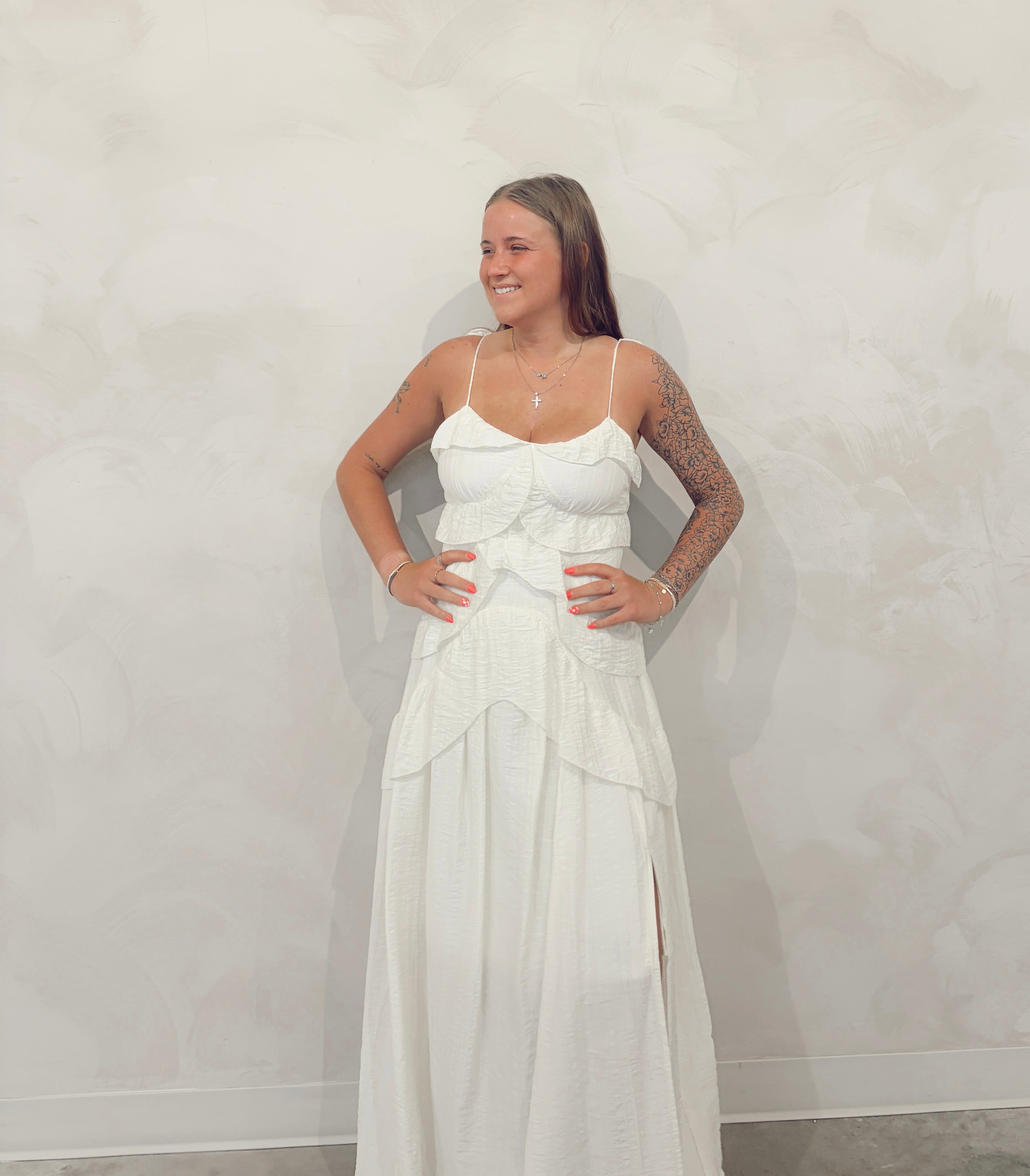 Raine Ruffled Maxi Dress