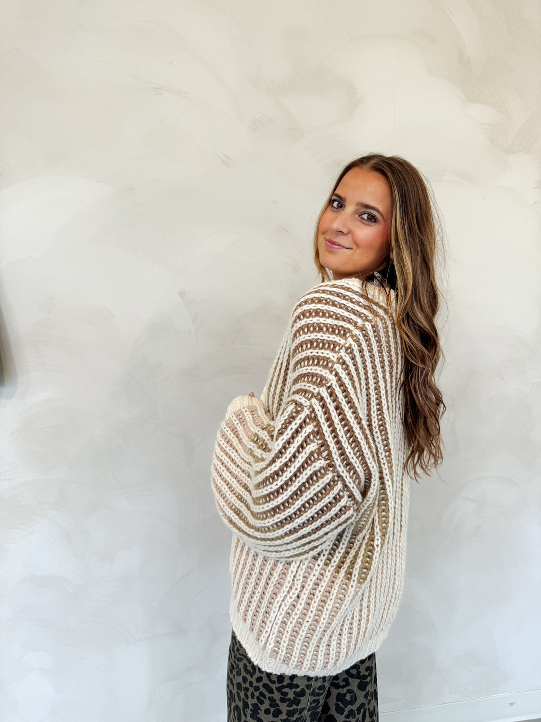 OMBRE CHUNKY CARDIGAN