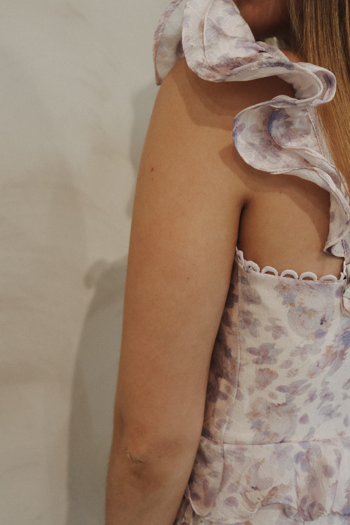 Bianca Tiered Ruffle Mini Dress