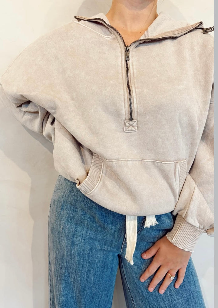 Drawstring Denim Pants