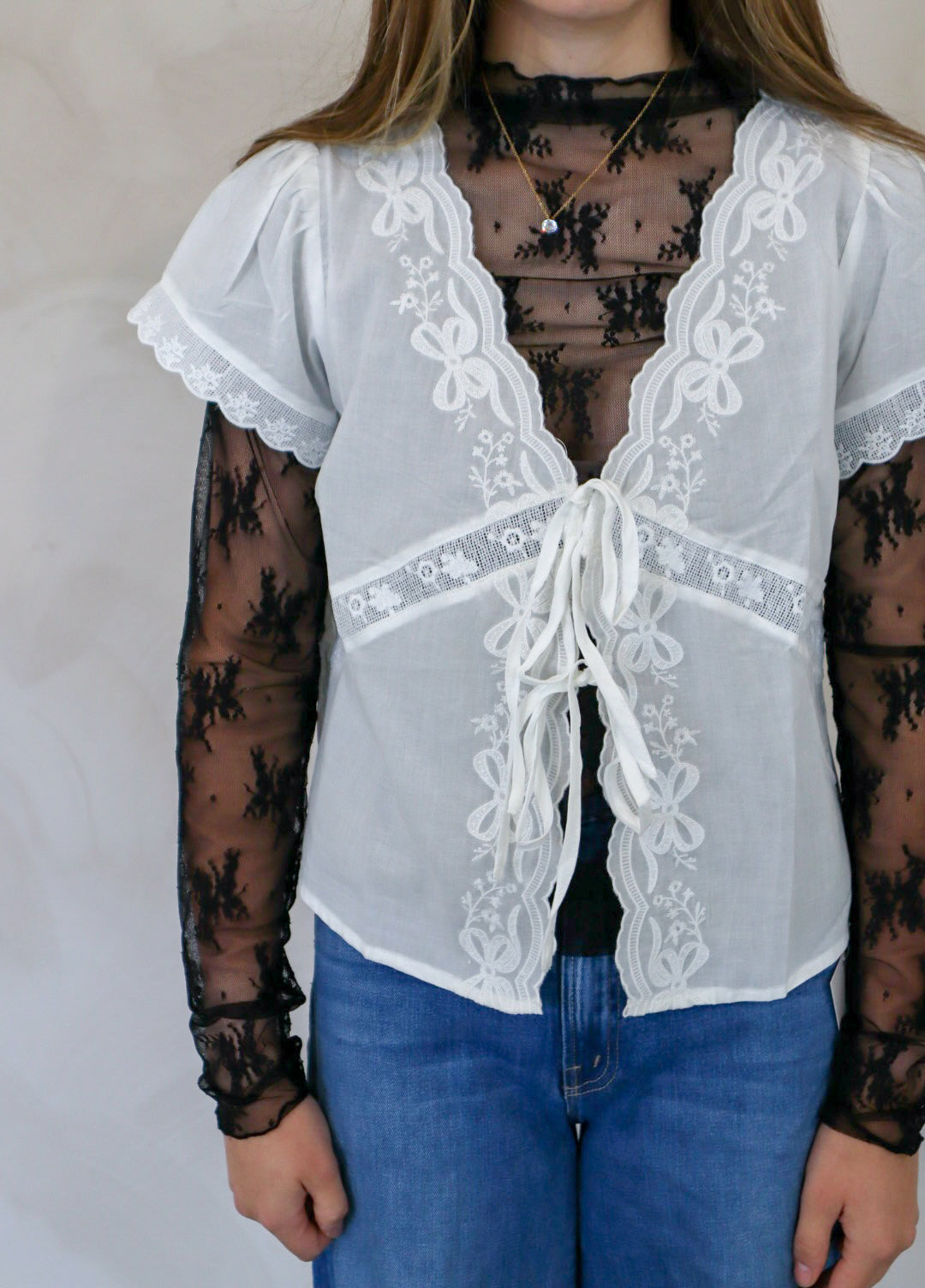Lala Lace Top