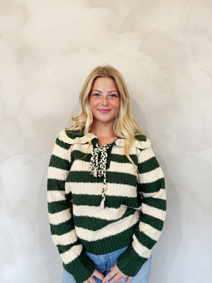 Striped Knit Sweater