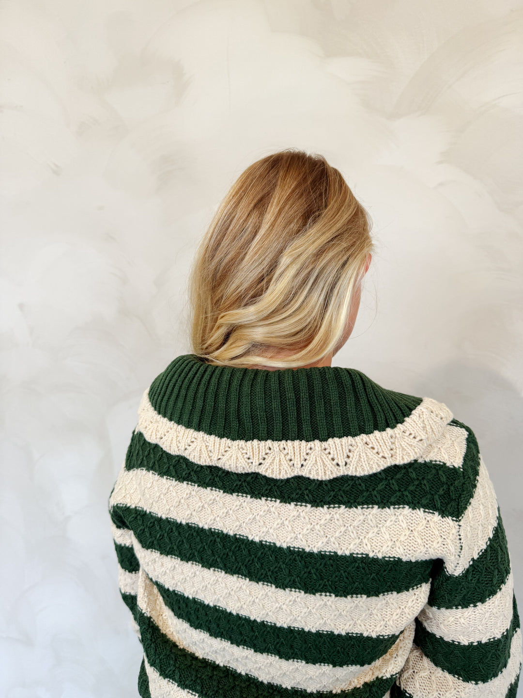 Striped Knit Sweater