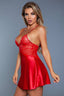 Red Lace Slip