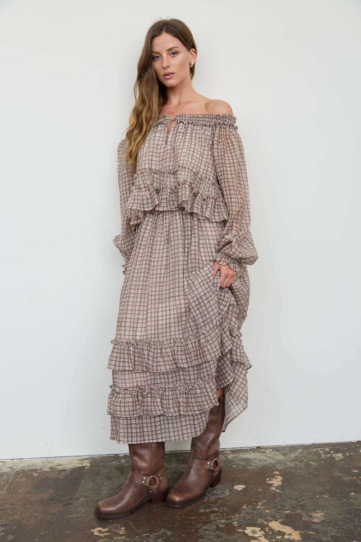 PENNY PLAID TOP