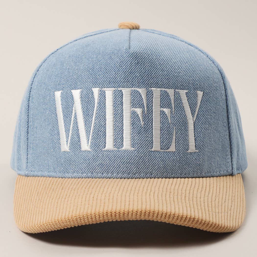 WIFEY Denim Trucker Hat