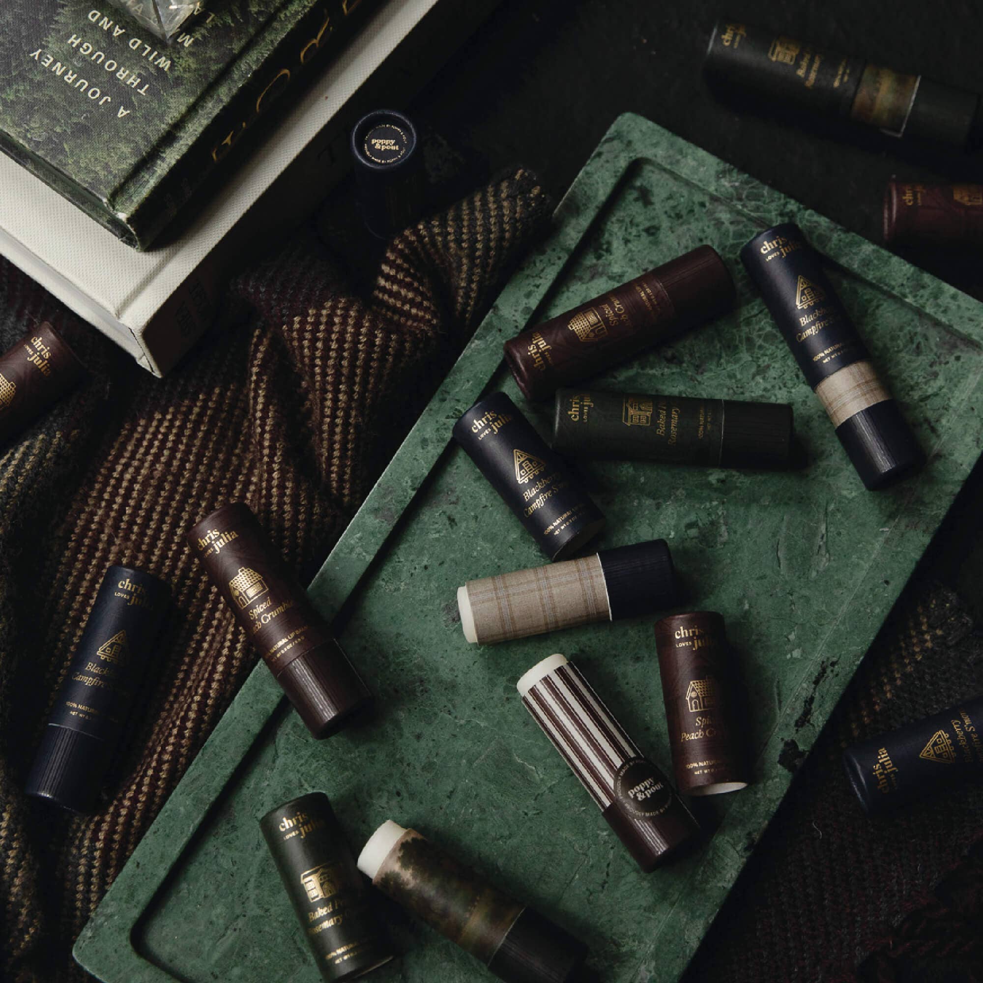 Poppy & Pout Lip Balm Blackberry Campfire